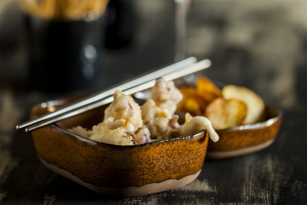 Tempura di ciuffetti e patate croccanti ricetta