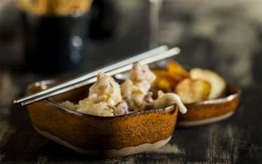 Tempura di ciuffetti e patate croccanti