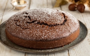 Torta di castagne e gocce di cioccolato