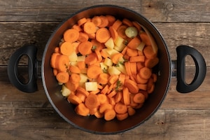 Preparazione Vellutata di carote - Fase 2