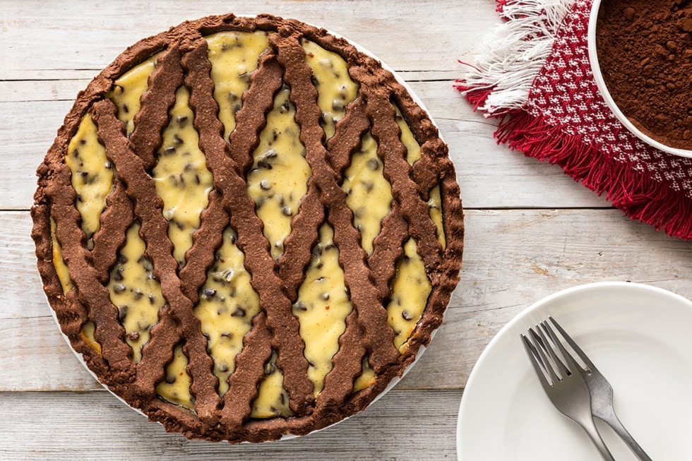 Crostata di ricotta e cioccolato ricetta