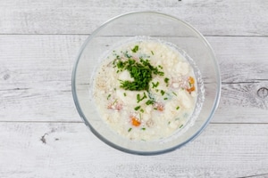 Preparazione Frittatine nella pancetta - Fase 1