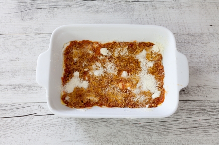 Preparazione Lasagne senza besciamella - Fase 5 Preparazione Lasagne senza besciamella - Fase 5