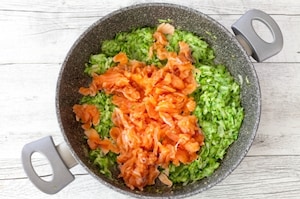 Preparazione Lasagne zucchine e salmone - Fase 2