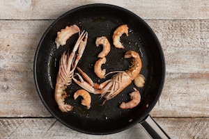 Preparazione Linguine agli scampi - Fase 3