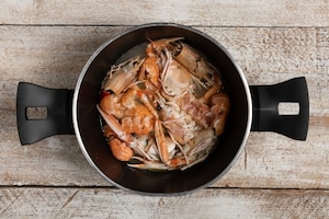 Preparazione Linguine agli scampi - Fase 2