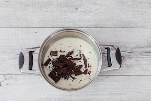 Preparazione Pancake con skyr alla fragola e cioccolato  - Fase 4