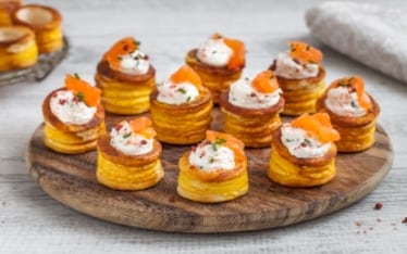 Vol au vent ripieni salati