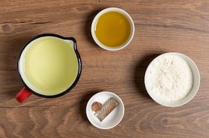 Preparazione Besciamella senza latte - Fase 1