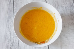 Preparazione Flan di zucca - Fase 2