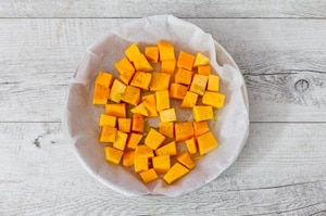 Preparazione Insalata di merluzzo, radicchio e zucca  - Fase 1