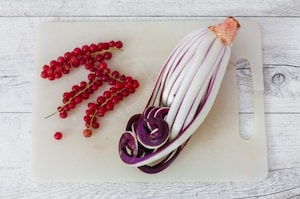 Preparazione Insalata di merluzzo, radicchio e zucca  - Fase 2