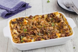 Preparazione Lasagne funghi e salsiccia - Fase 4