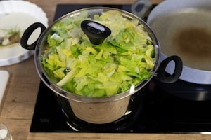 Preparazione Pizza di scarola di nonna Marisa - Fase 1