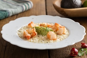 Preparazione Risotto ai gamberi e gin - Fase 7