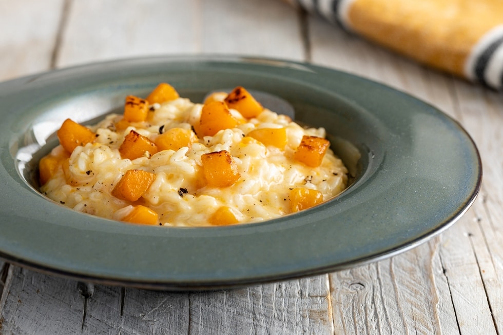 Risotto zucca e taleggio ricetta