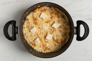 Preparazione Risotto zucca e taleggio - Fase 3