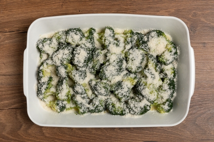 Preparazione Broccoli gratinati - Fase 2 Preparazione Broccoli gratinati - Fase 2