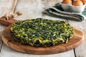 Preparazione Frittata di cicoria al forno - Fase 3