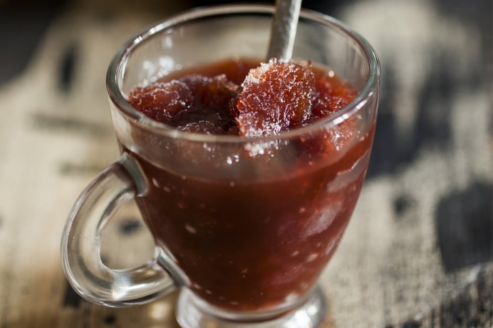 Granita al porto Tawny e polvere di cannella ricetta