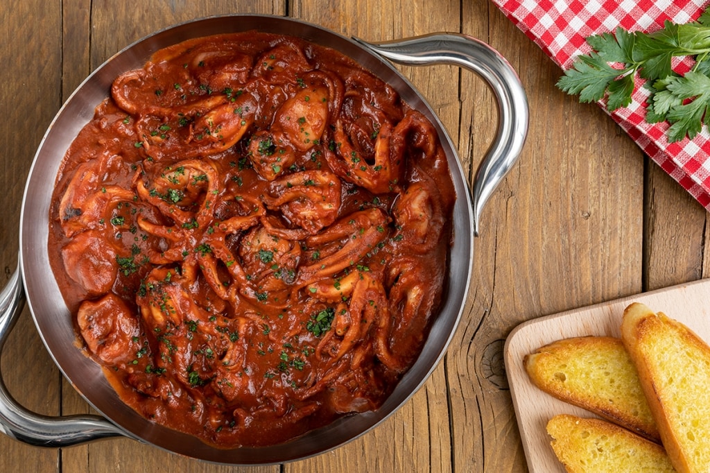 Ricetta Moscardini alla Luciana Cucchiaio d'Argento