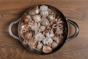 Preparazione Moscardini alla Luciana - Fase 2