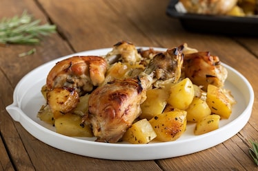Pollo e patate al forno