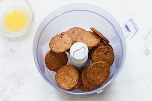 Preparazione Cheesecake veloce con ricotta - Fase 1