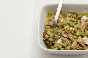 Preparazione Lasagne verdi con goloso ragù vegetariano - Fase 1