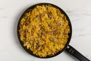 Preparazione Pasta con carciofi e pancetta - Fase 3