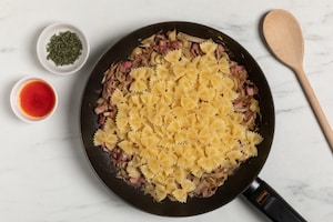 Preparazione Pasta con carciofi e pancetta - Fase 2