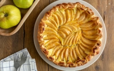Torta di pasta sfoglia alle mele 