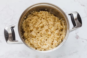 Preparazione Cestini di insalata di Lusia IGP con bulgur, carote e noci pecan  - Fase 1