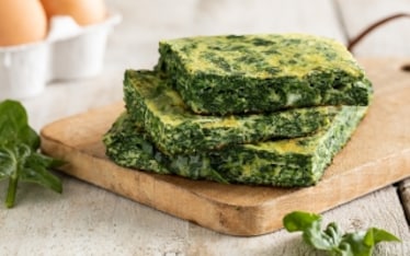 Frittata di spinaci