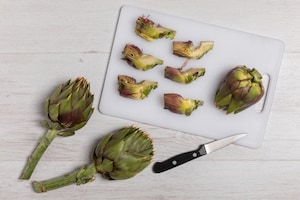 Preparazione Torta di carciofi - Fase 1