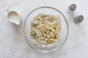 Preparazione Pancake salati alle zucchine - Fase 2