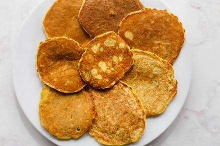 Ricetta Pancake salati alle zucchine - Cucchiaio d'Argento