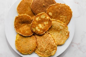 Preparazione Pancake salati alle zucchine - Fase 3