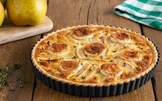Quiche di mele, chèvre chaud e timo 