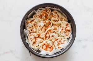 Preparazione Torta di rose di pizza - Fase 3