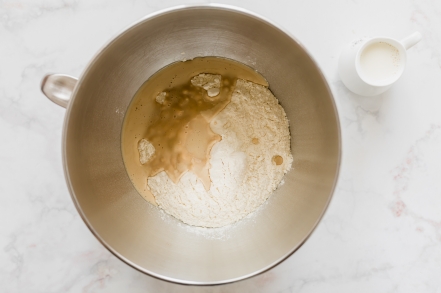 Preparazione Pan brioche morbidissimo con metodo Tang Zhong - Fase 2 Preparazione Pan brioche morbidissimo con metodo Tang Zhong - Fase 2