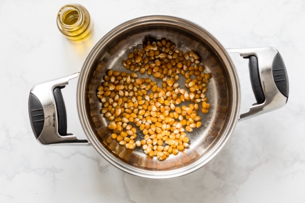 Preparazione Pop corn - Fase 3 Preparazione Pop corn - Fase 3