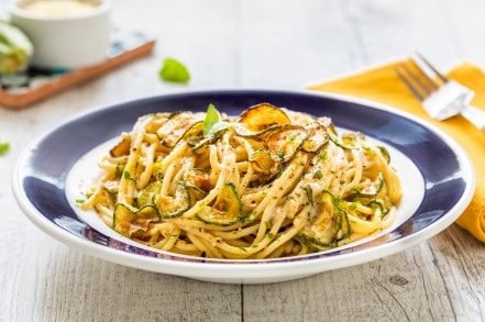 Preparazione Spaghetti alla Nerano - Fase 3