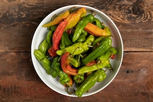 Preparazione Friggitelli in padella - Fase 1