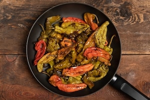 Preparazione Friggitelli in padella - Fase 2