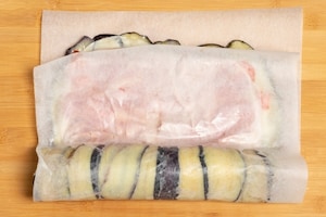 Preparazione Rotolo di melanzane al forno - Fase 4