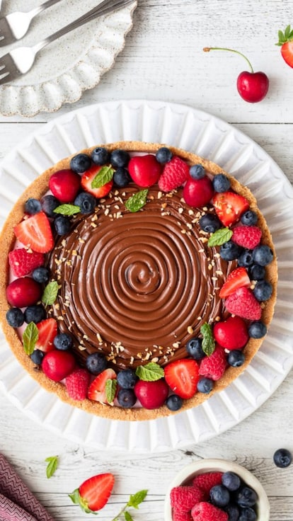 Torta fredda alla Nutella