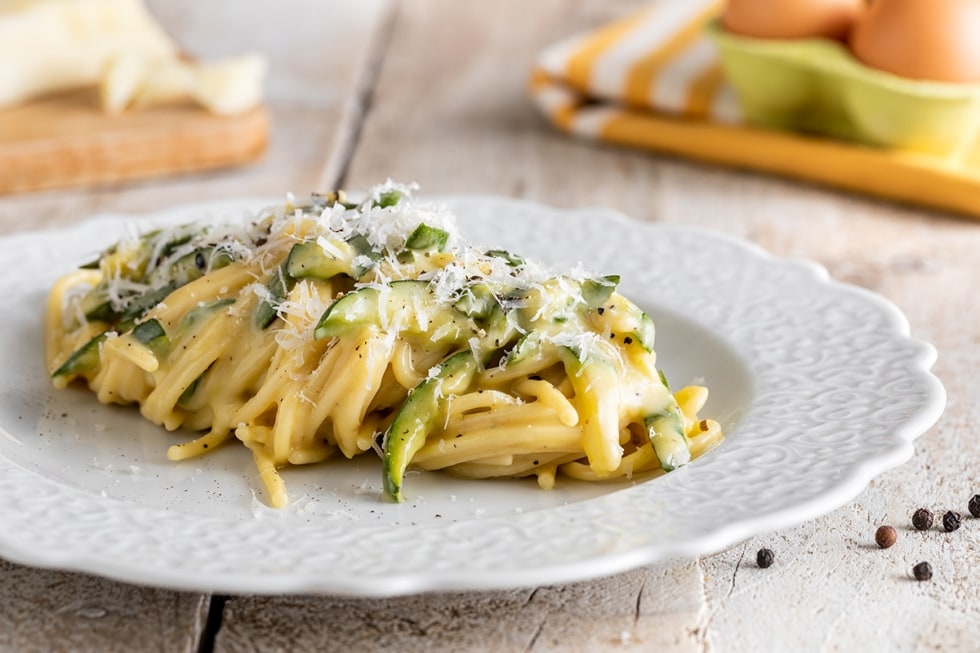 Carbonara di zucchine ricetta