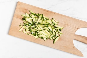 Preparazione Carbonara di zucchine - Fase 1