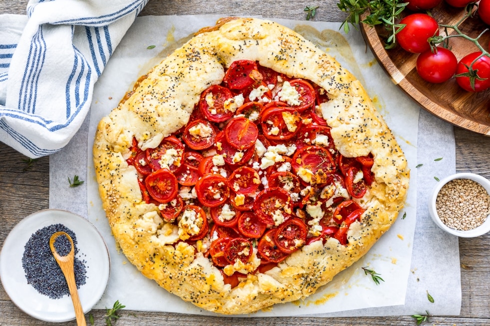 Galette ai pomodori ricetta